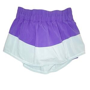 LULULEMON Breeze By Skirt Power Purple Aquamarine Blue Size 4 Tennis Prep Skort